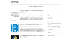 Desktop Screenshot of noreplied.com