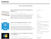 Tablet Screenshot of noreplied.com
